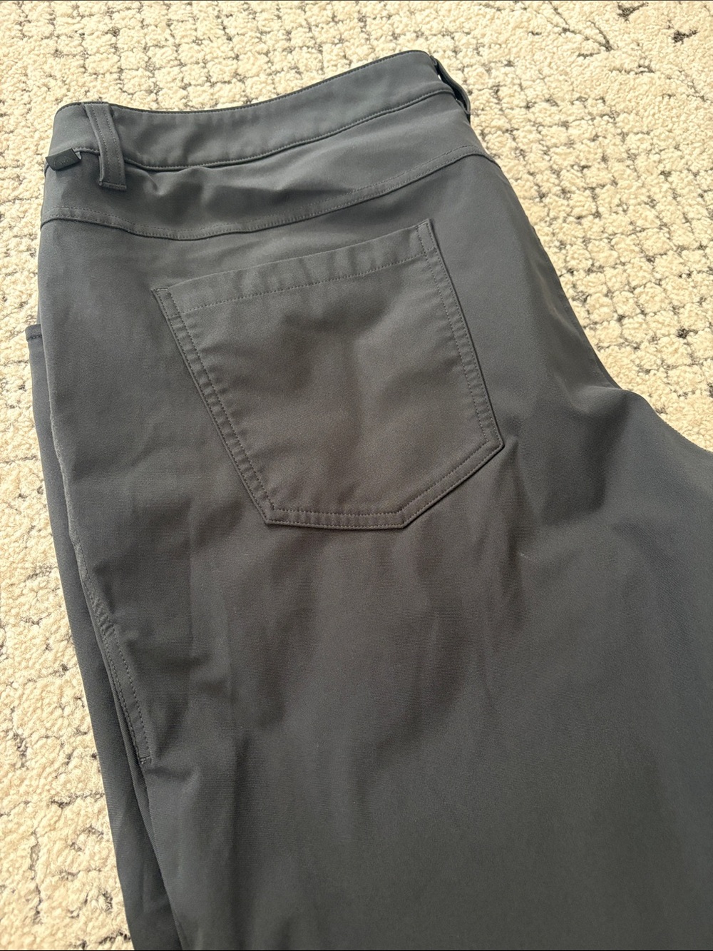 lululemon athletica Men's Charcoal Black Chinos